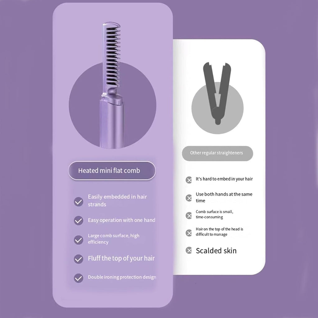 Meneflix™ Wireless Mini Hair Straightener