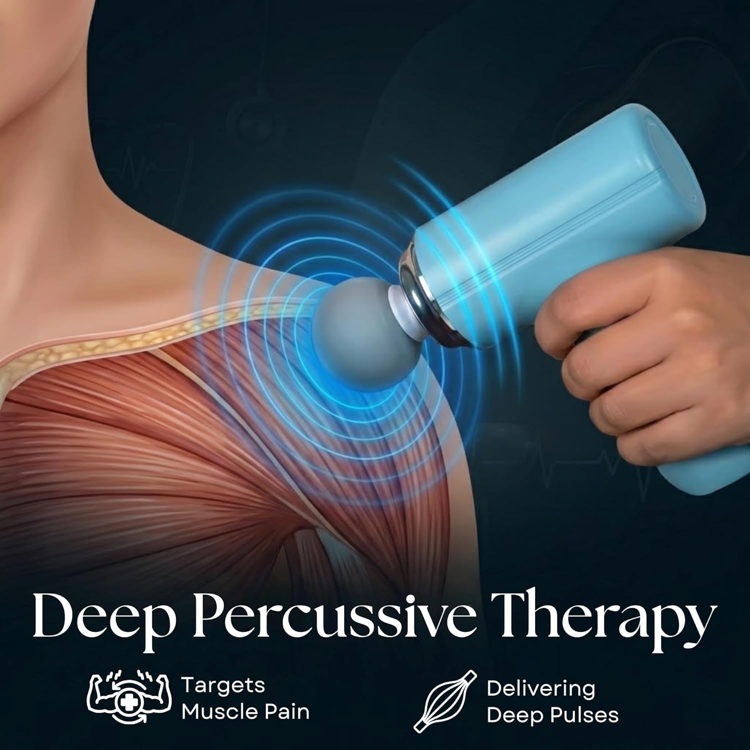 SleekAura™ Gun Massager For Pain Relief