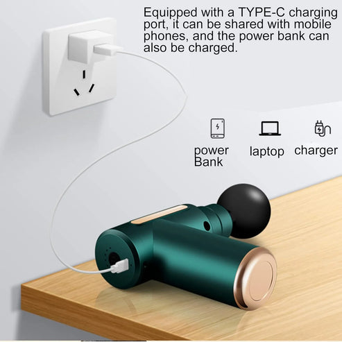 RapidRelief™ Mini Massager Gun for Muscle Relaxation